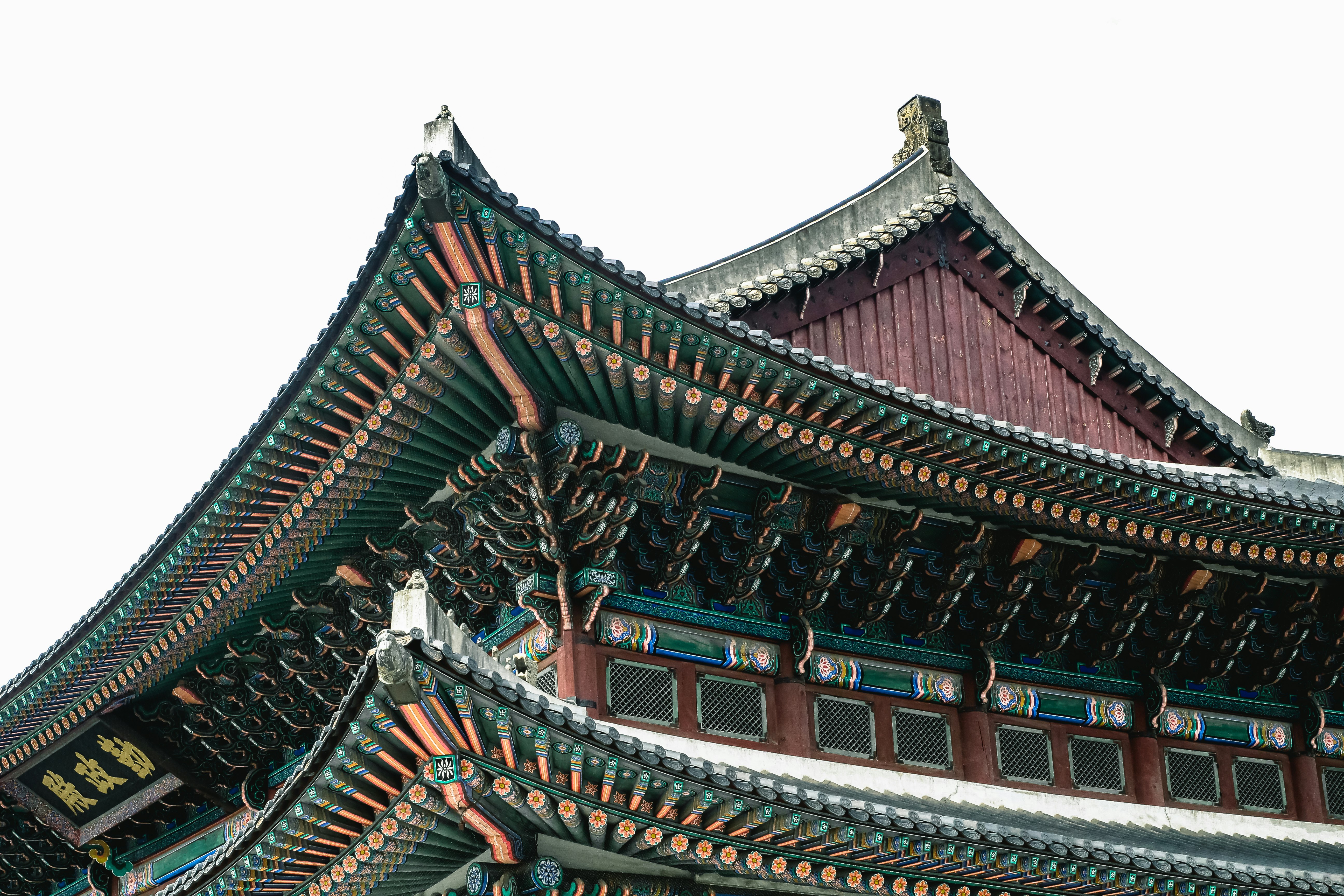 brown and black pagoda temple